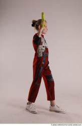 DENISA PILOT STANDING POSE WITH GUN 5